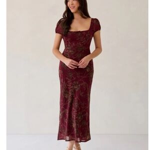 Park & Fifth Co Bradshaw Dress (Bordeaux)
